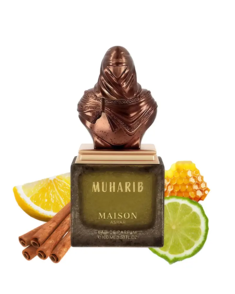 Maison Asrar Muharib bottle in the shop's second product photo