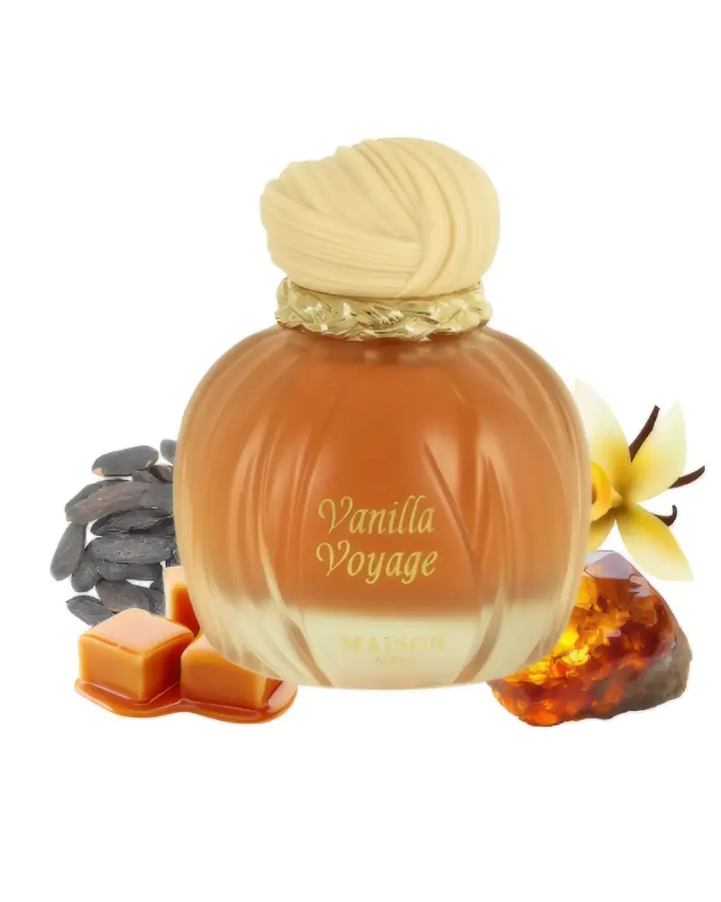 Maison Asrar Vanilla Voyage bottle in the shop's second product photo